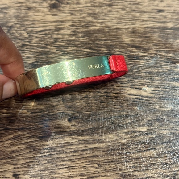 Furla Red and Gold Wrap Bracelet - Picture 6 of 6